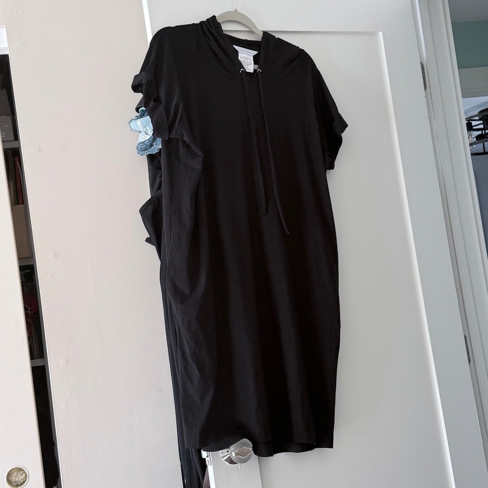 Black Modal Hoodie Dress — The Company Store